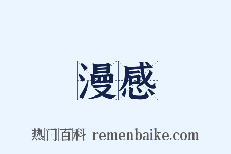 漫感是什么意思的图片